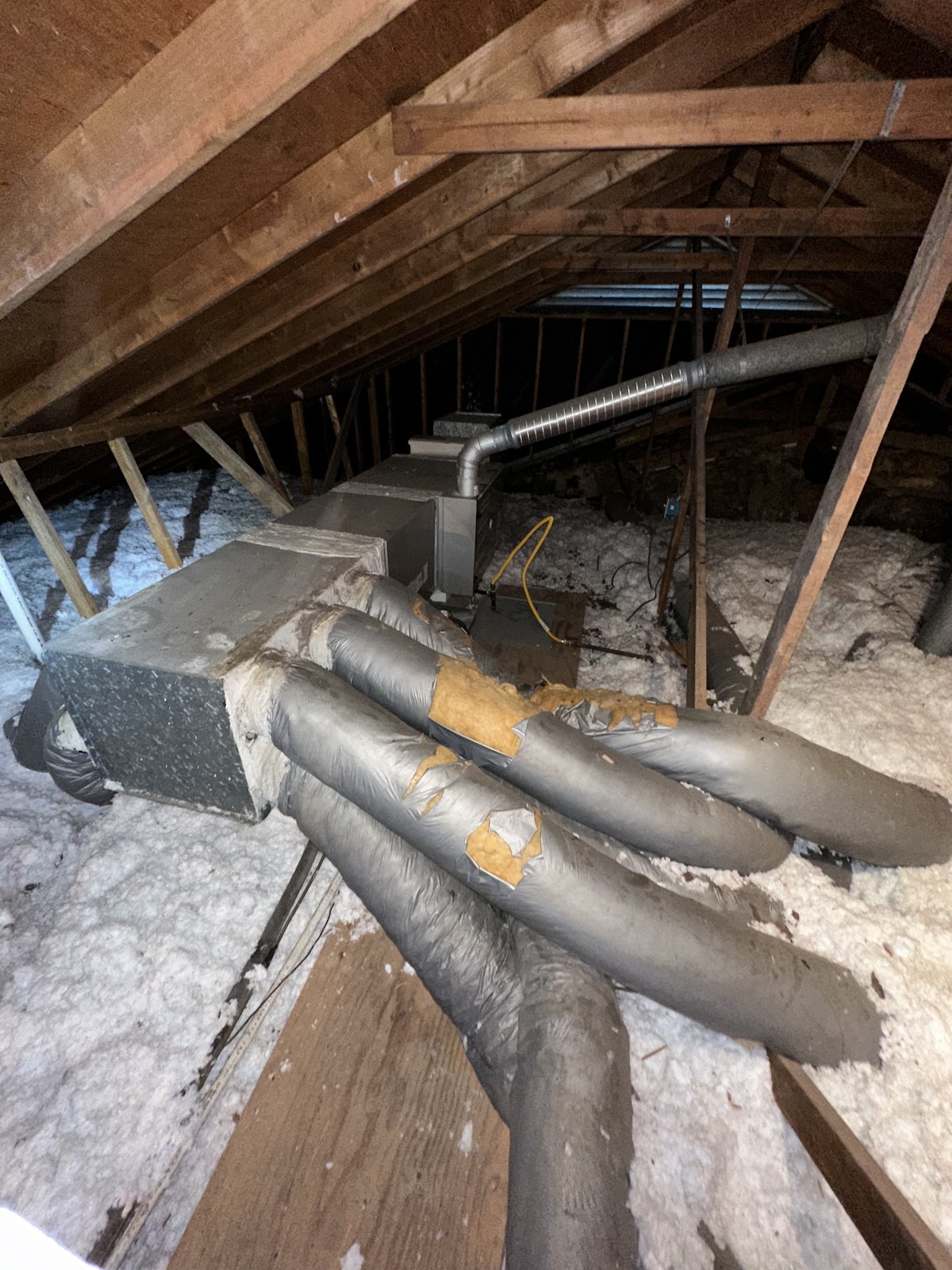 Attic ductwork system